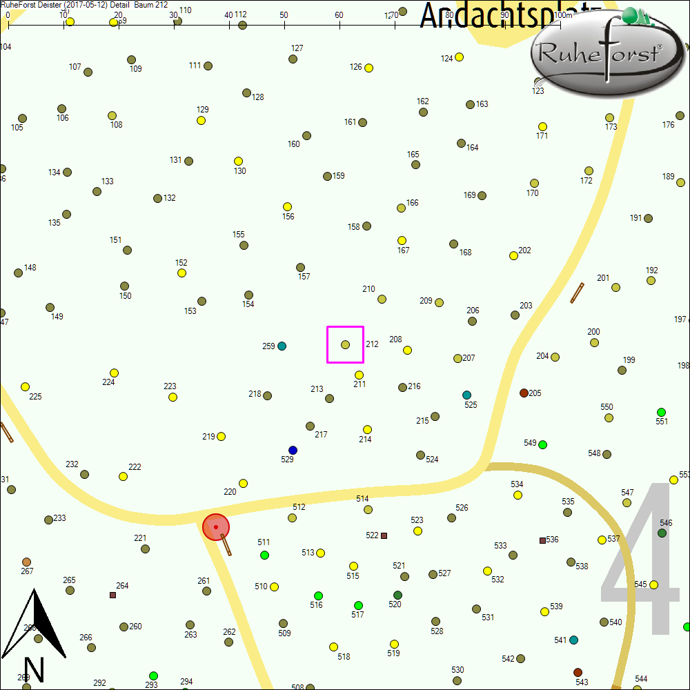 Detailkarte zu Baum 212