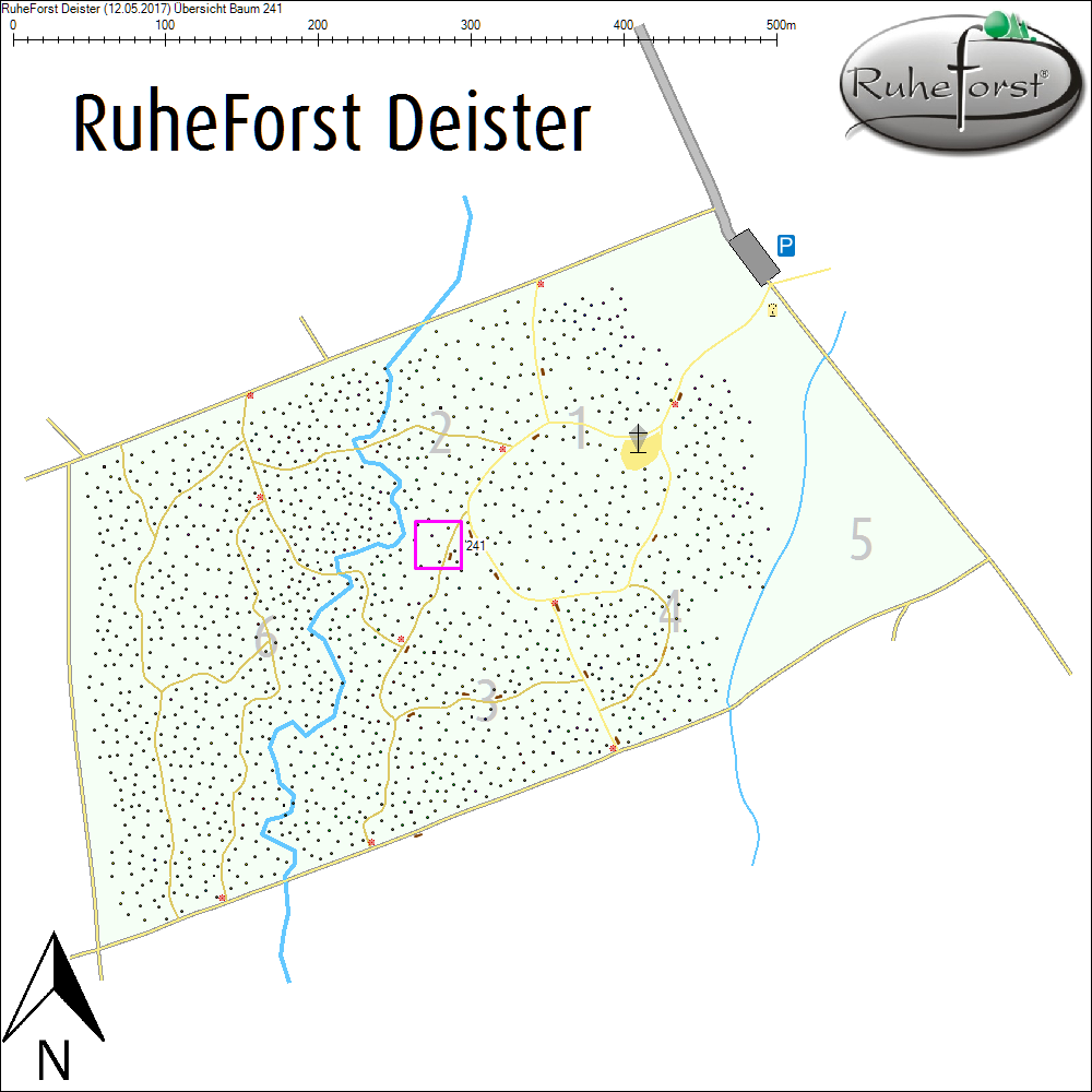 &Uuml;bersichtskarte zu Baum 241