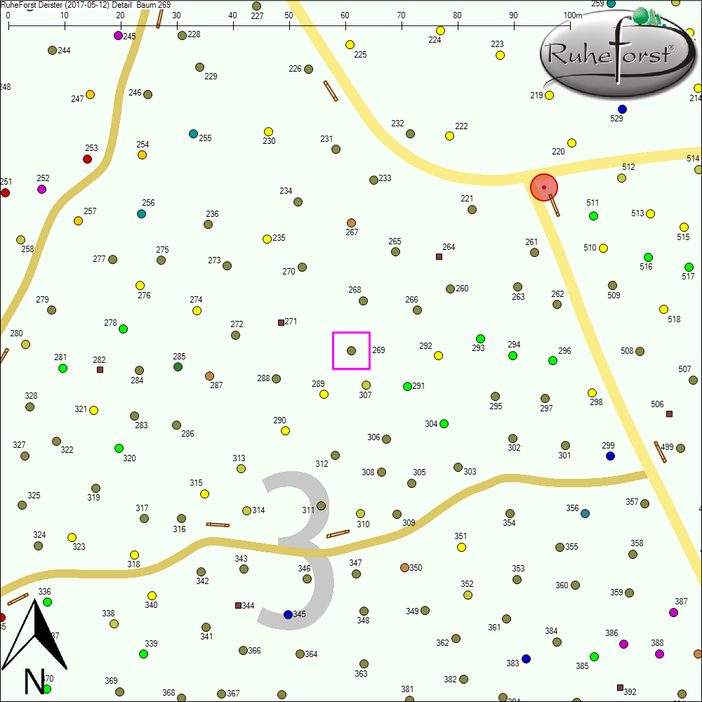 Detailkarte zu Baum 269