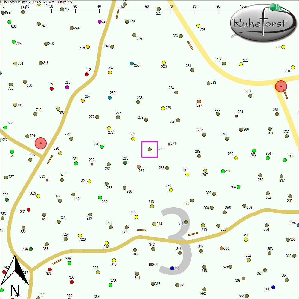 Detailkarte zu Baum 272
