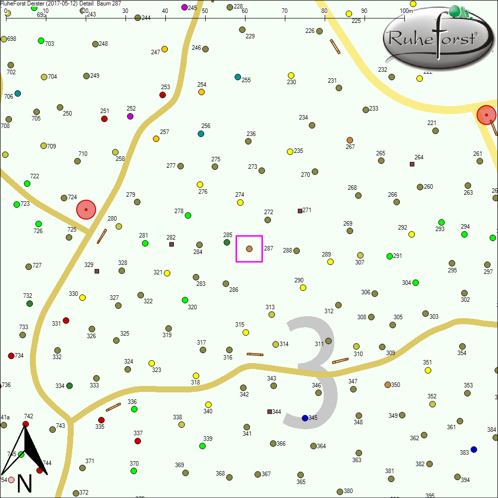 Detailkarte zu Baum 287