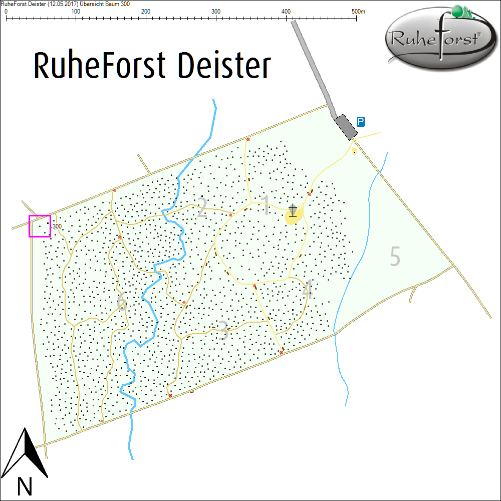 &Uuml;bersichtskarte zu Baum 300