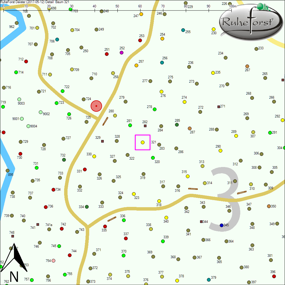 Detailkarte zu Baum 321