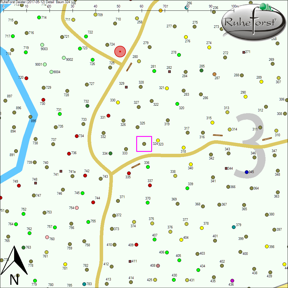 Detailkarte zu Baum 324