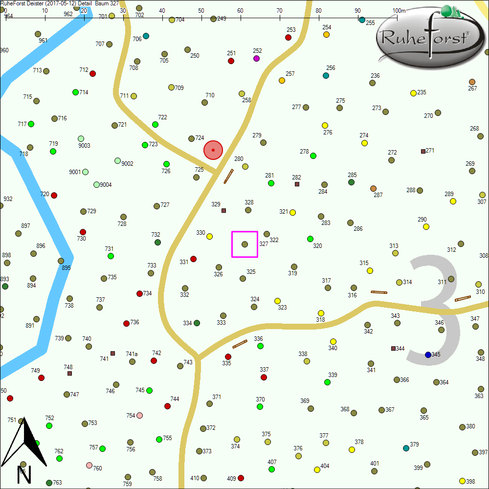 Detailkarte zu Baum 327