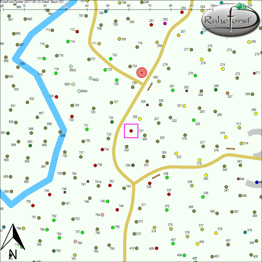 Detailkarte zu Baum 331