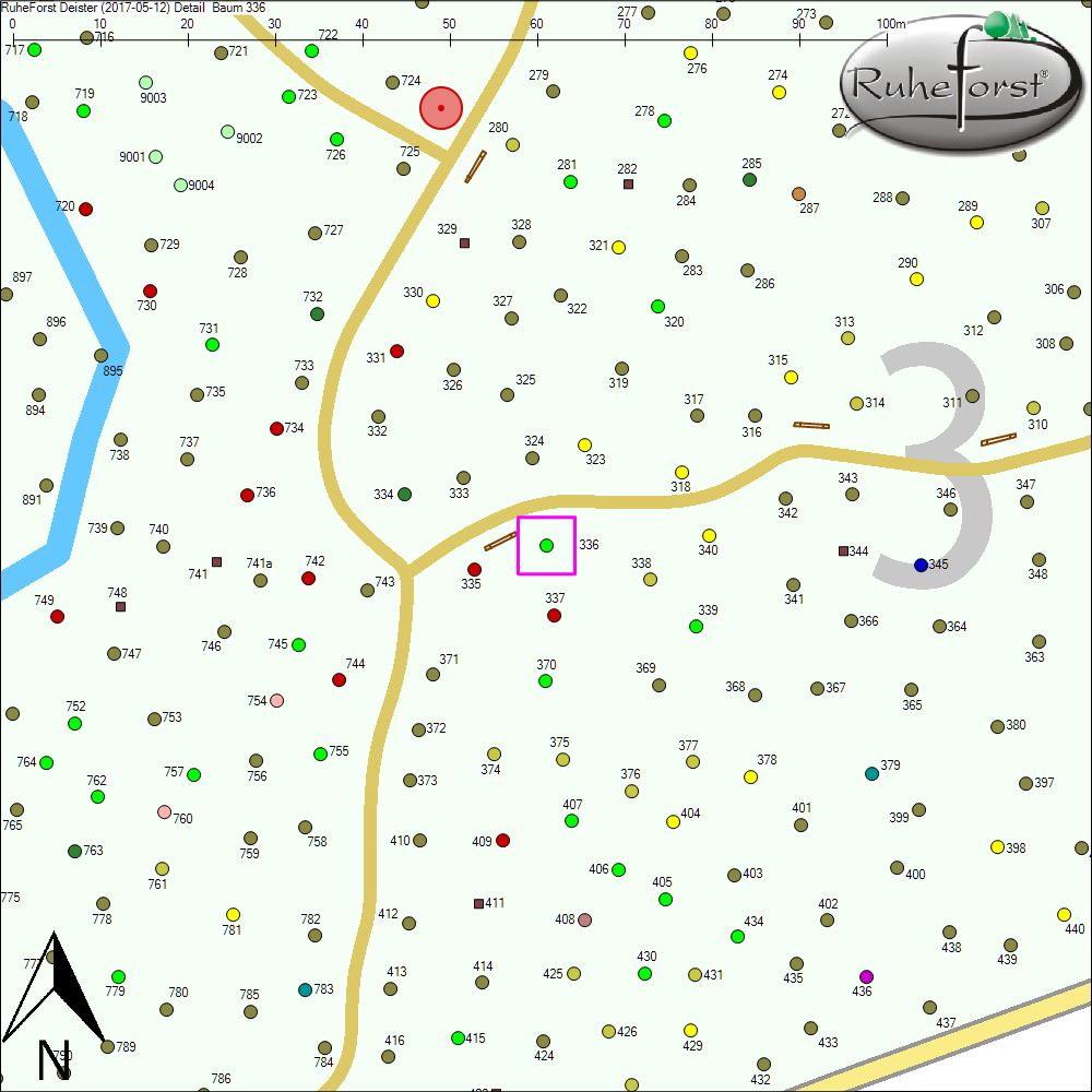 Detailkarte zu Baum 336