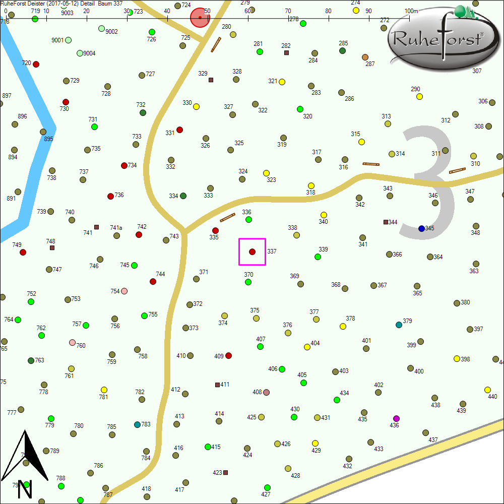 Detailkarte zu Baum 337