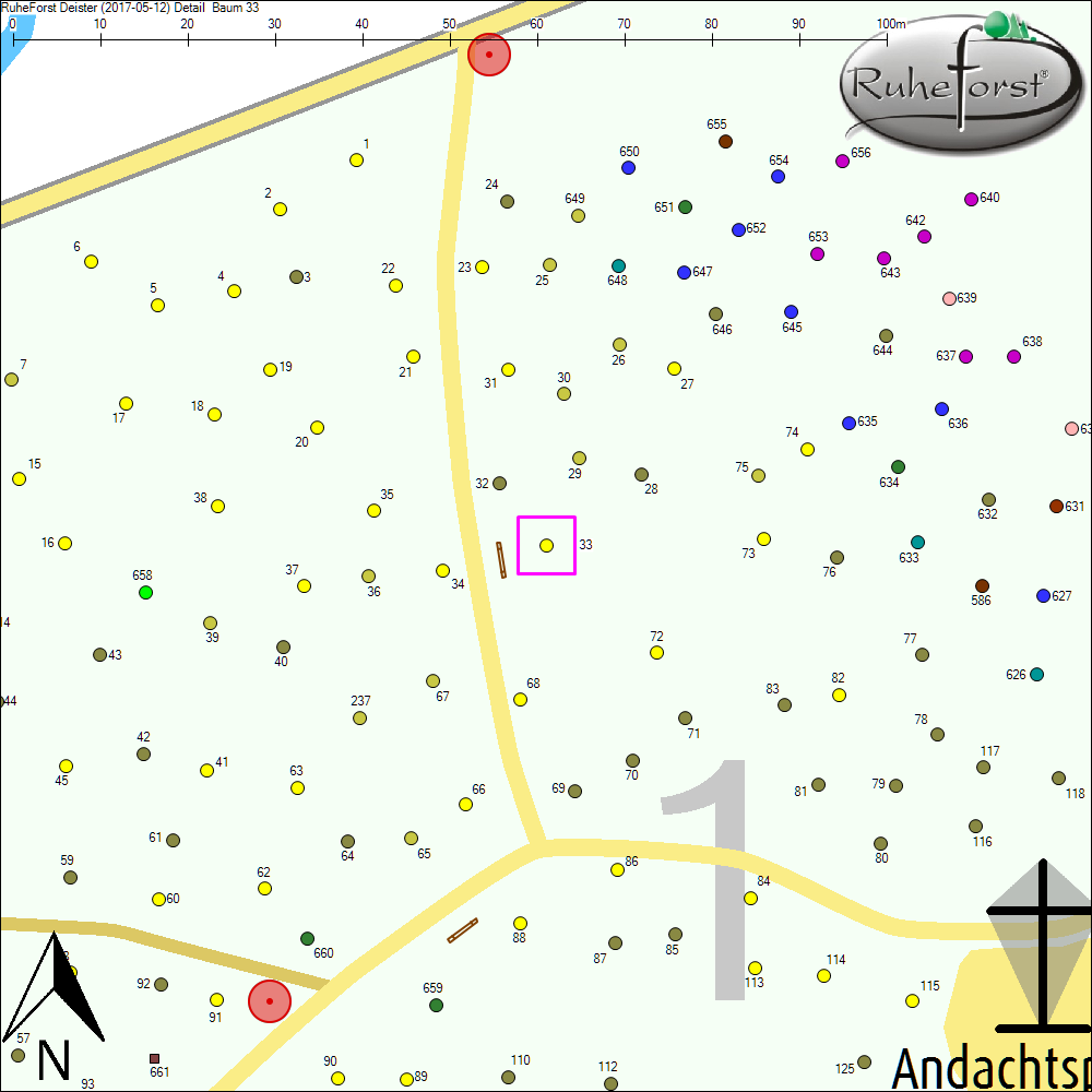 Detailkarte zu Baum 33