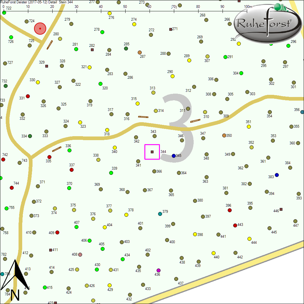 Detailkarte zu Stein 344