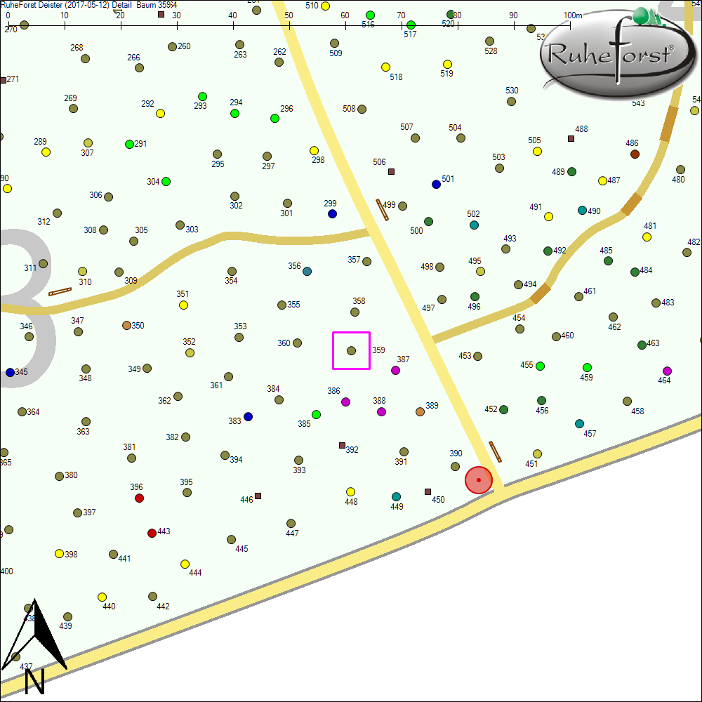 Detailkarte zu Baum 359