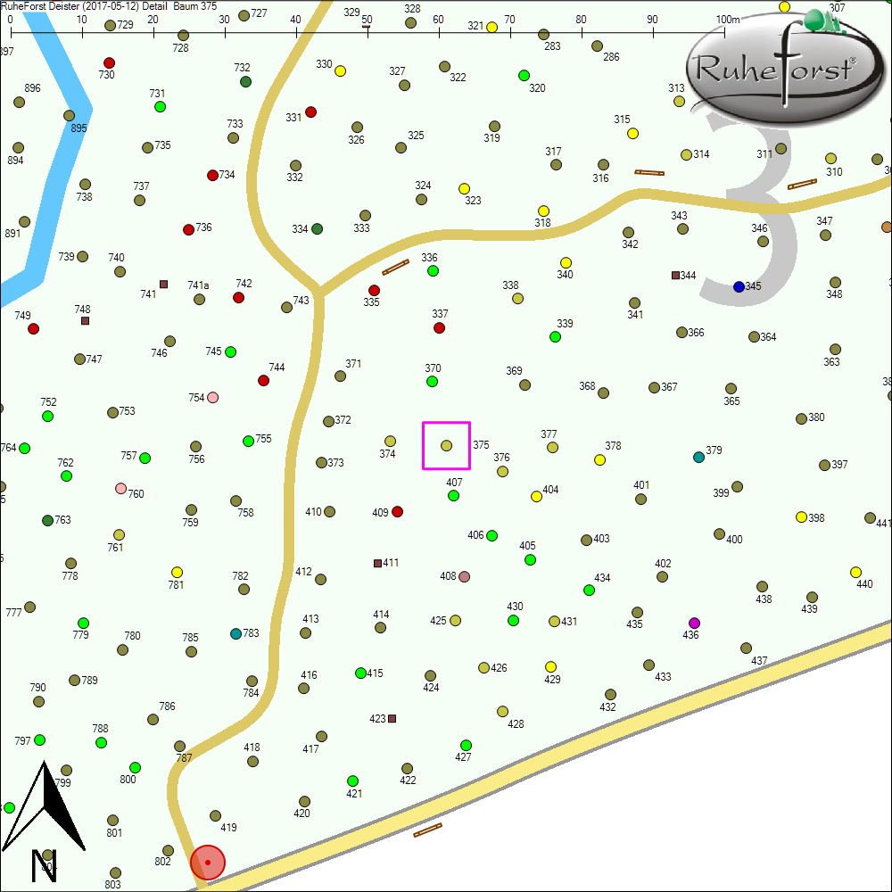 Detailkarte zu Baum 375