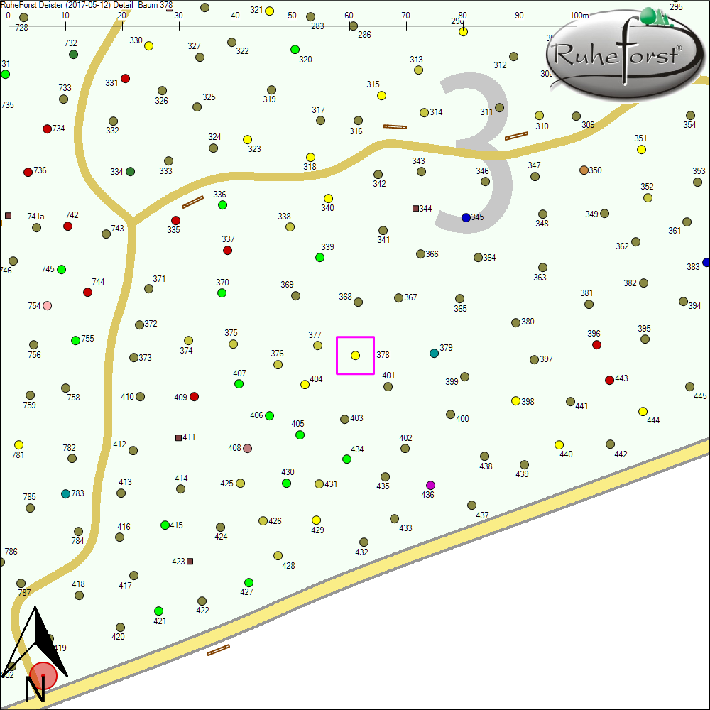 Detailkarte zu Baum 378