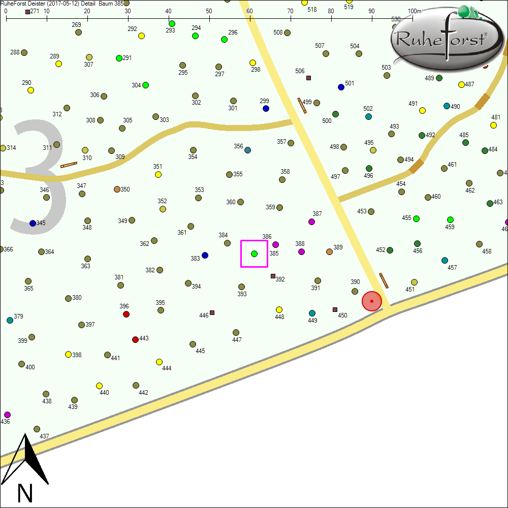 Detailkarte zu Baum 385
