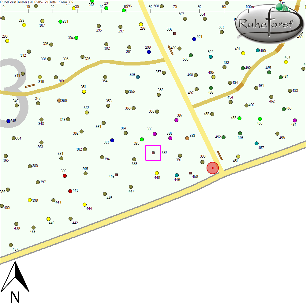 Detailkarte zu Stein 392