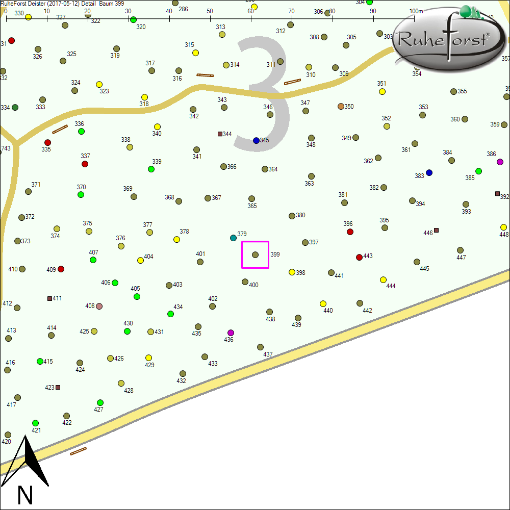Detailkarte zu Baum 399