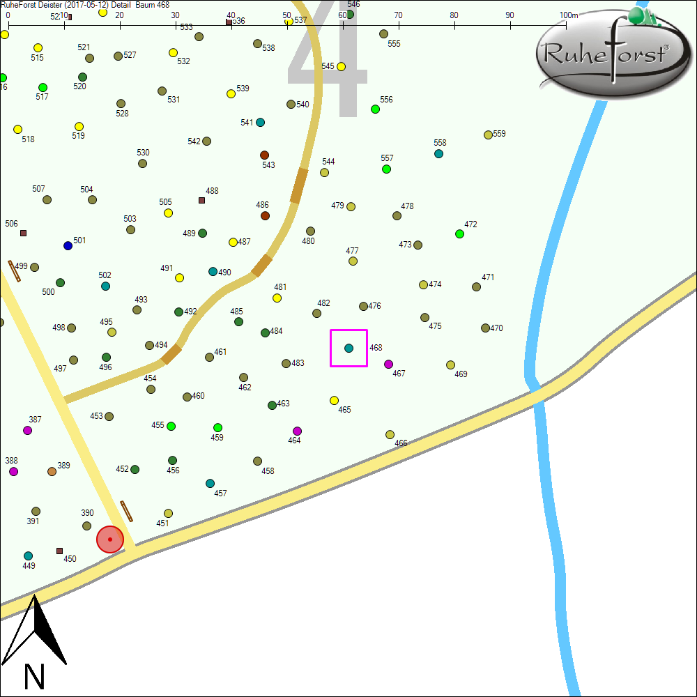 Detailkarte zu Baum 468