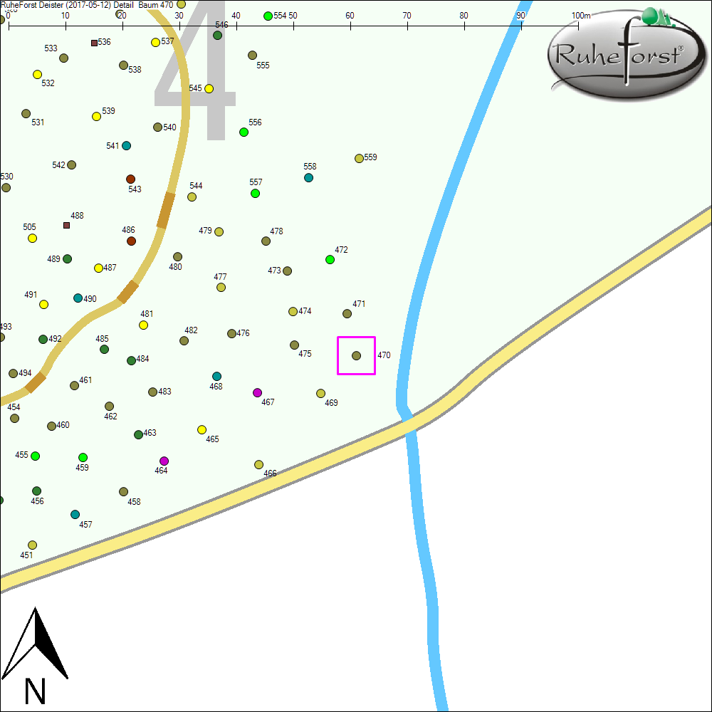 Detailkarte zu Baum 470