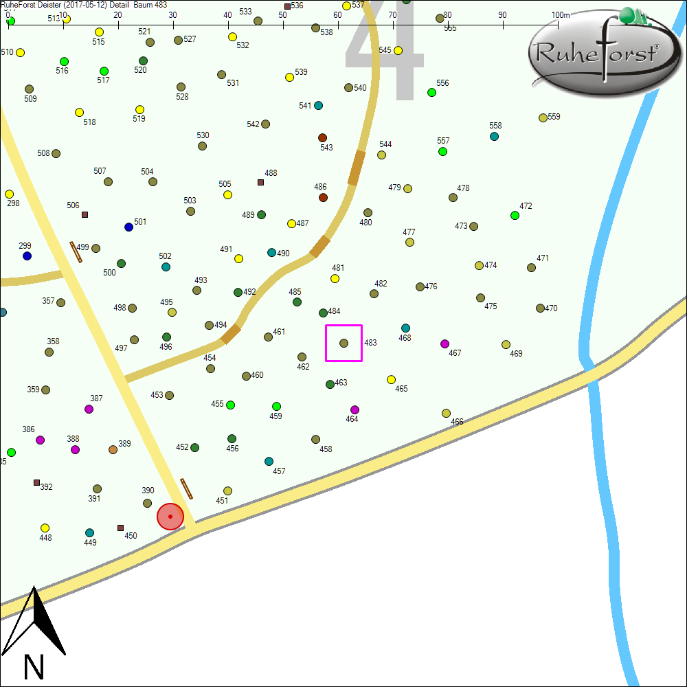 Detailkarte zu Baum 483
