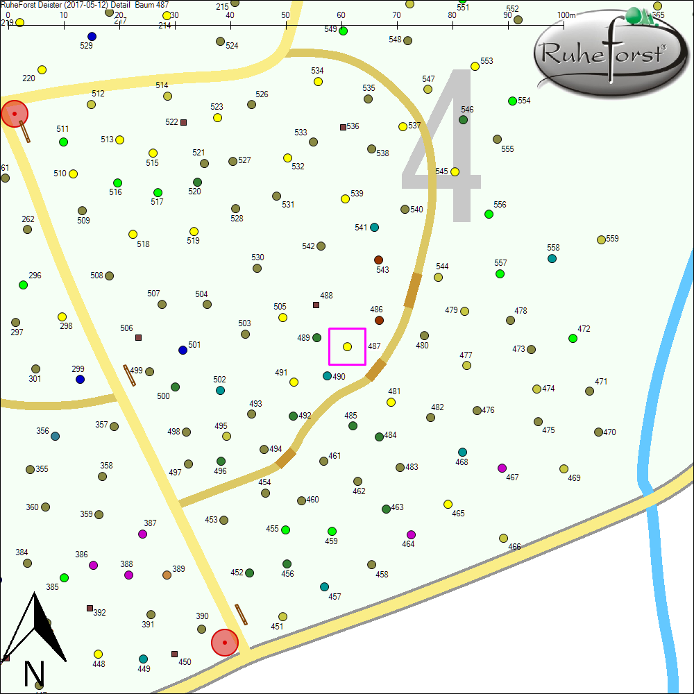 Detailkarte zu Baum 487