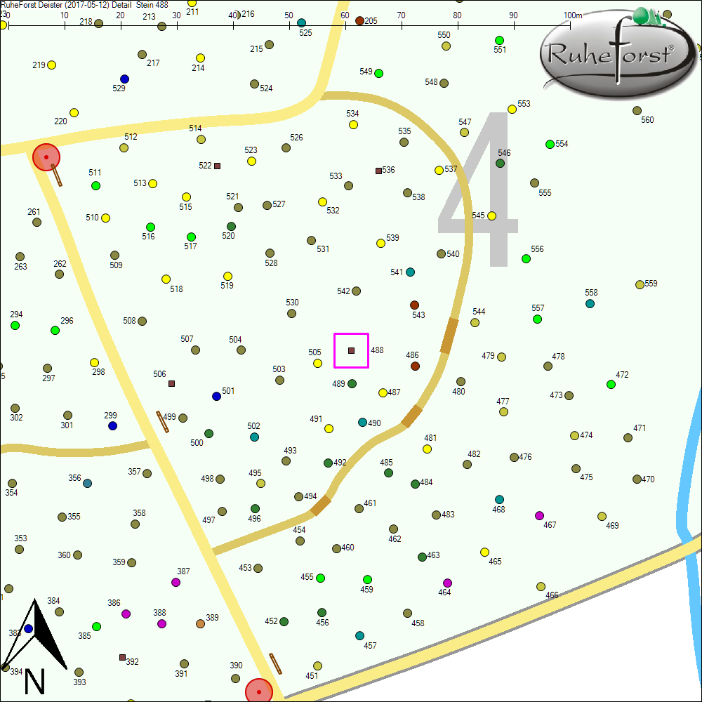 Detailkarte zu Stein 488