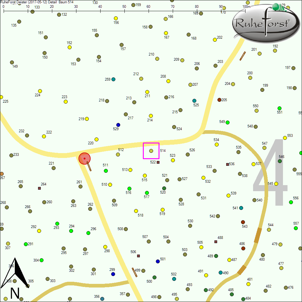 Detailkarte zu Baum 514