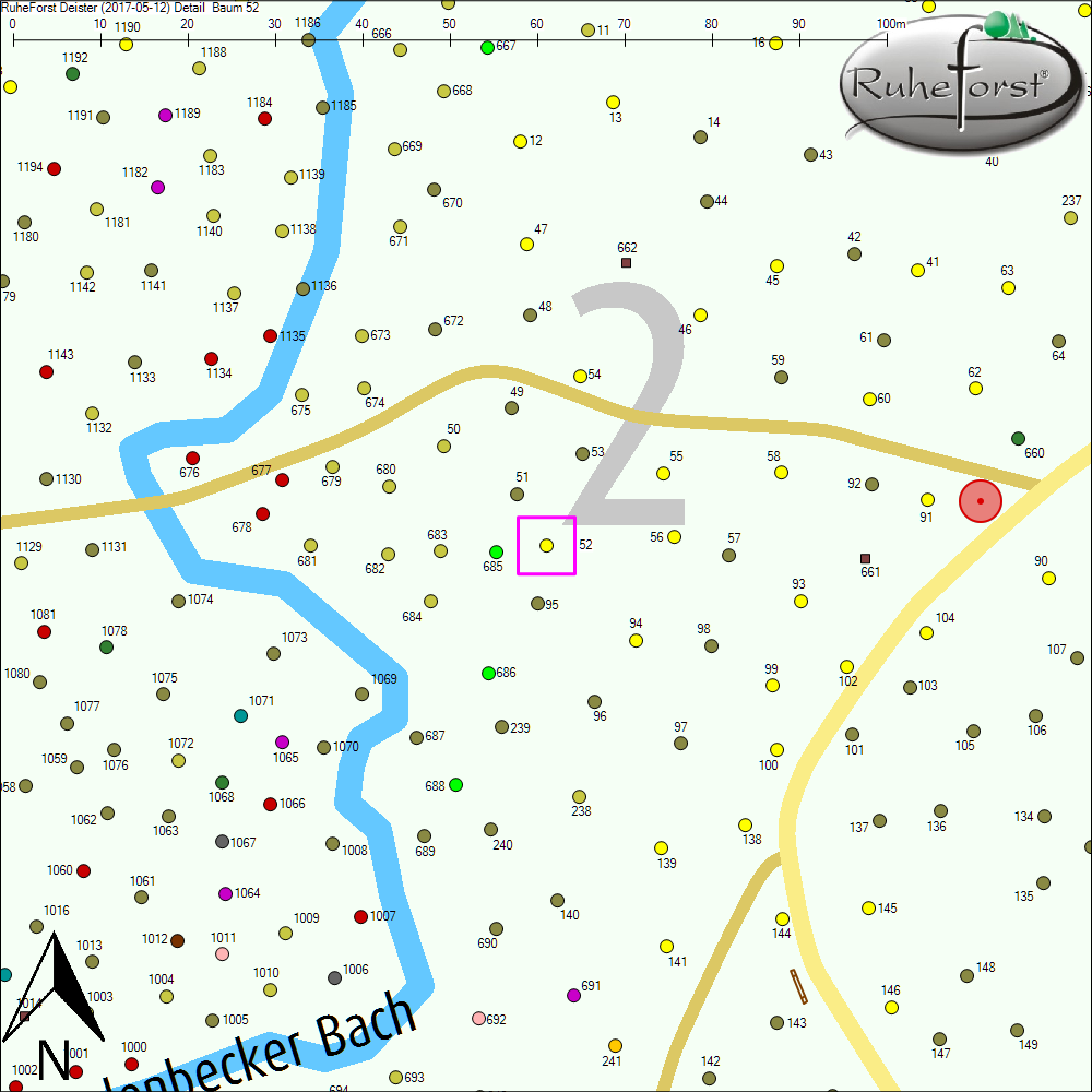 Detailkarte zu Baum 52