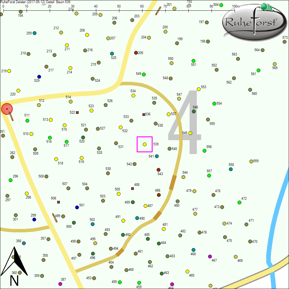 Detailkarte zu Baum 539