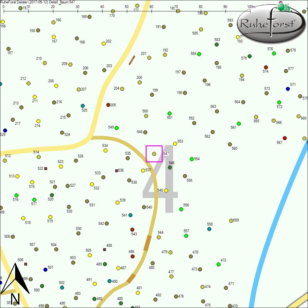 Detailkarte zu Baum 547