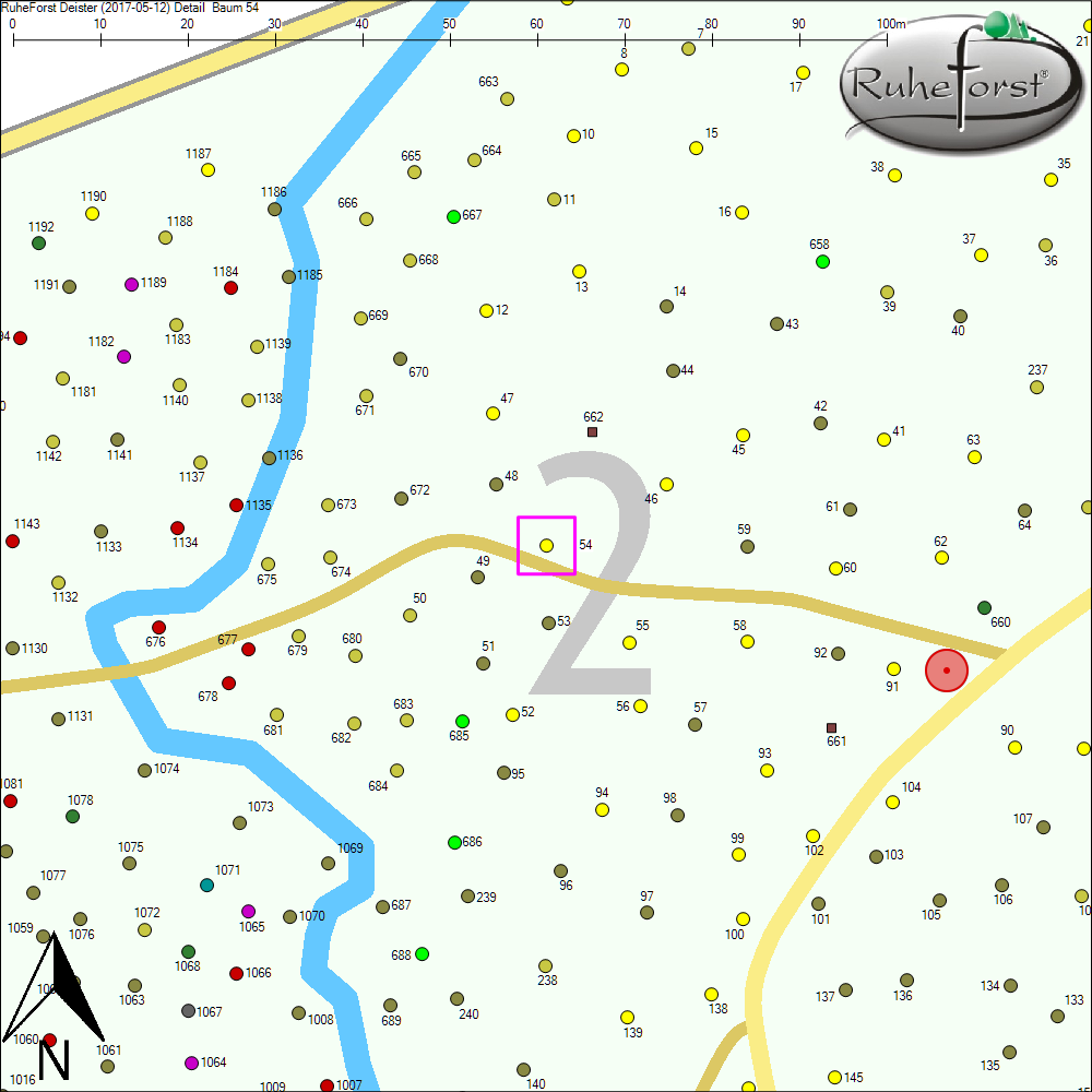 Detailkarte zu Baum 54