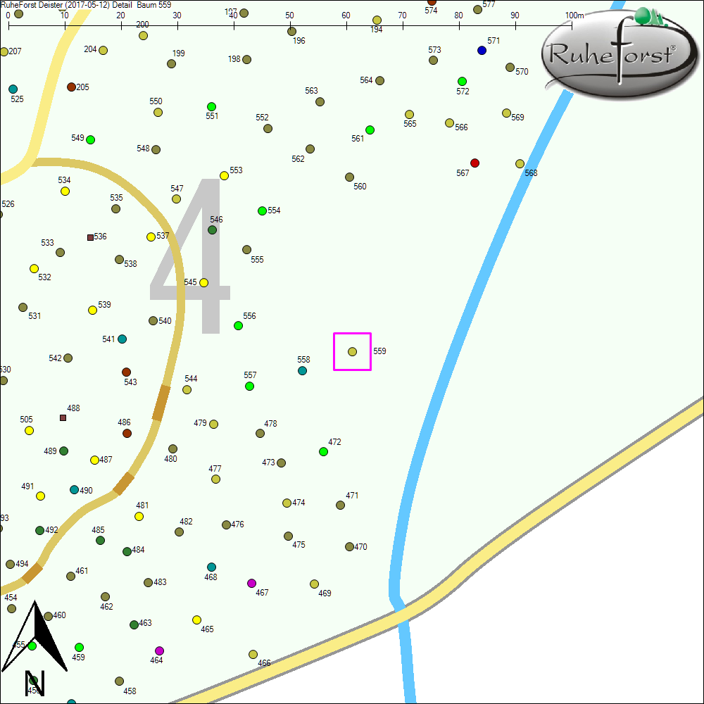 Detailkarte zu Baum 559