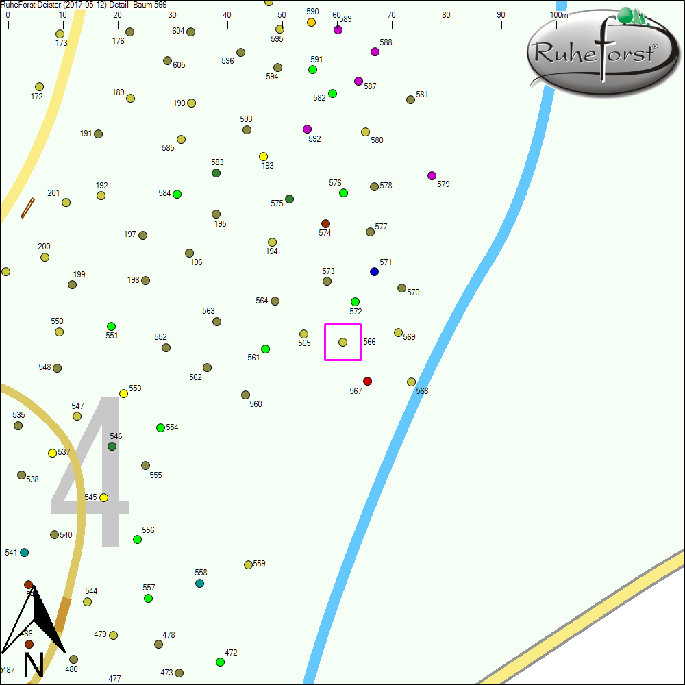 Detailkarte zu Baum 566