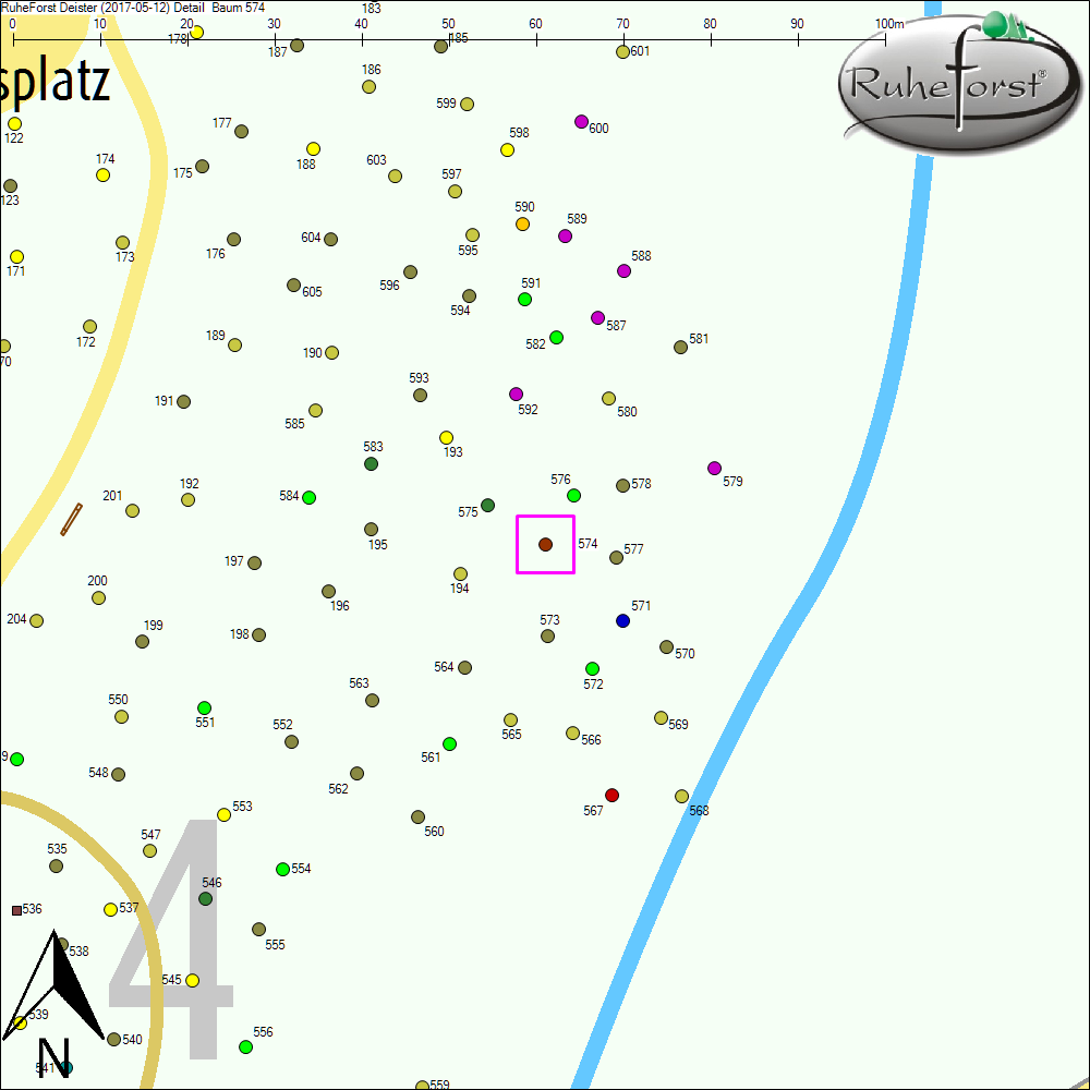 Detailkarte zu Baum 574