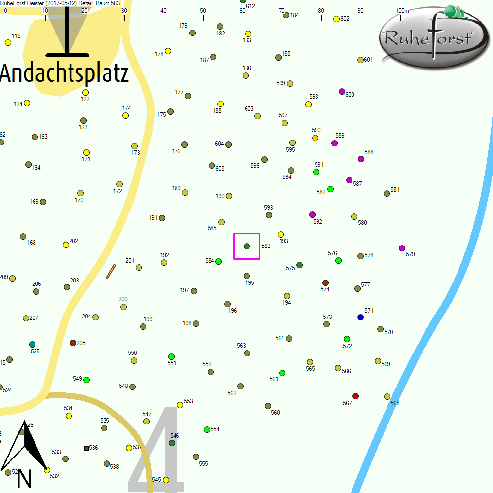 Detailkarte zu Baum 583