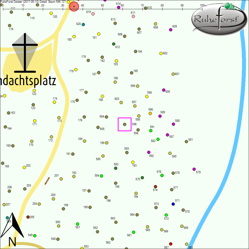 Detailkarte zu Baum 596