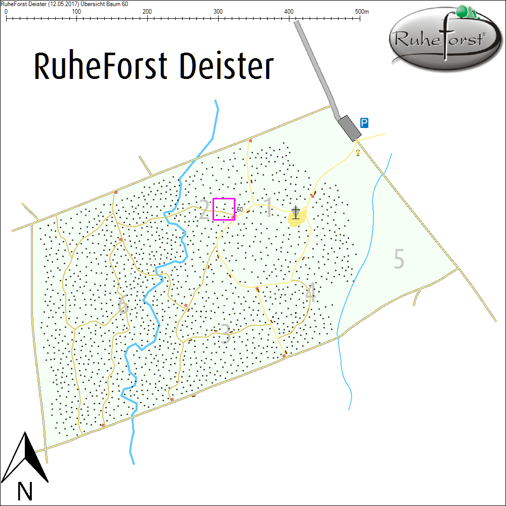 &Uuml;bersichtskarte zu Baum 60