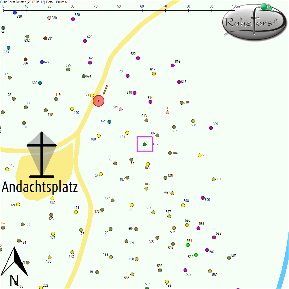 Detailkarte zu Baum 612