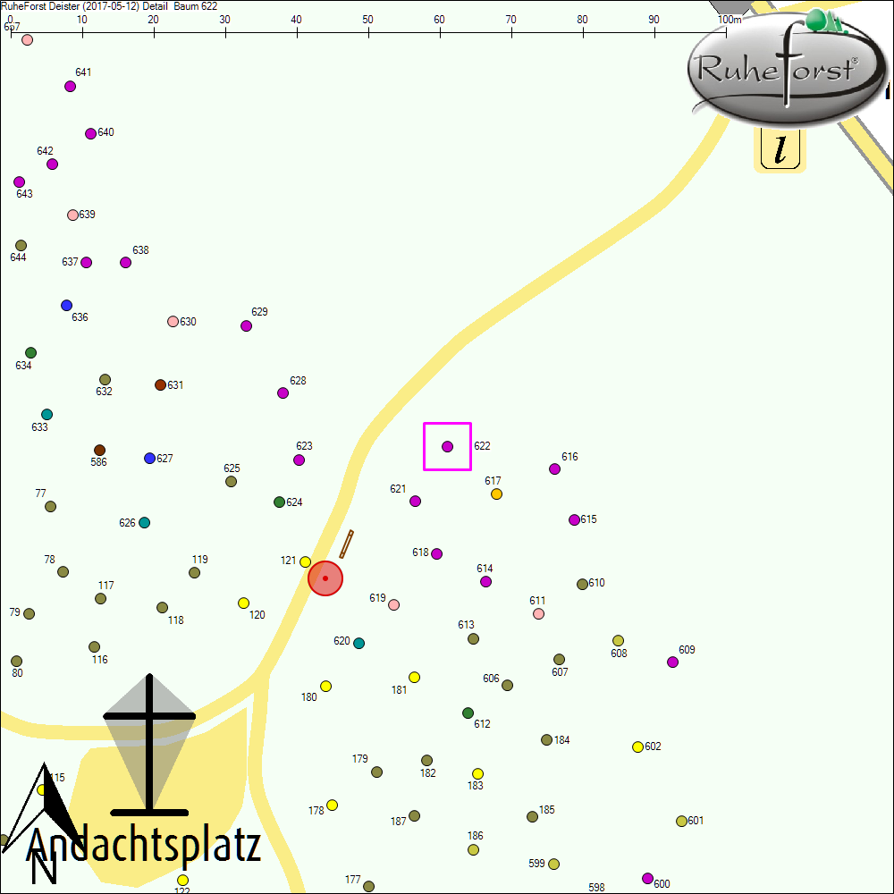 Detailkarte zu Baum 622