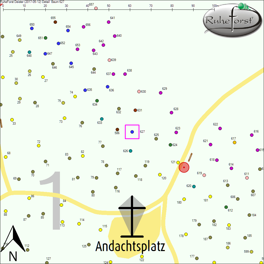 Detailkarte zu Baum 627