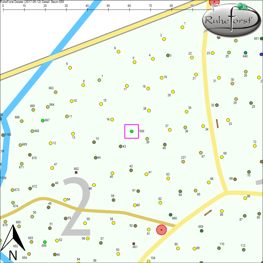 Detailkarte zu Baum 658
