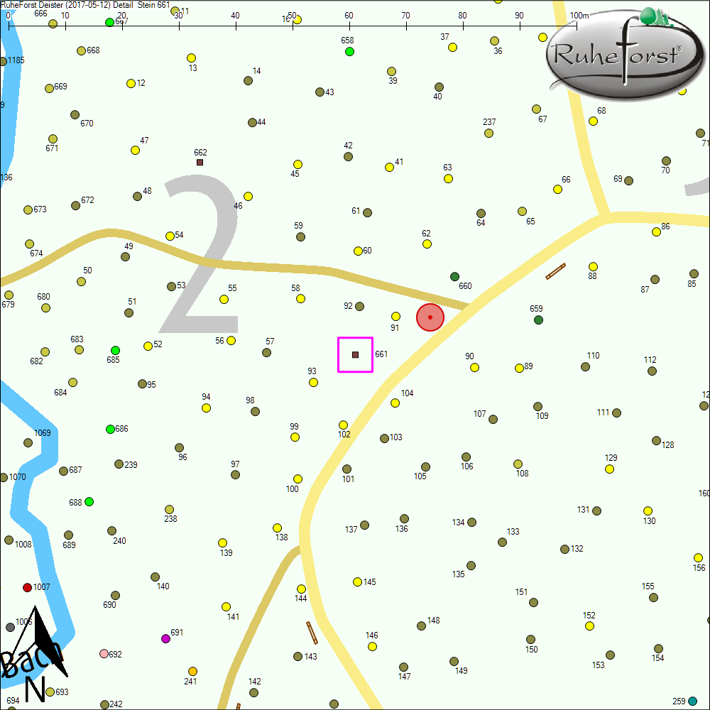 Detailkarte zu Stein 661