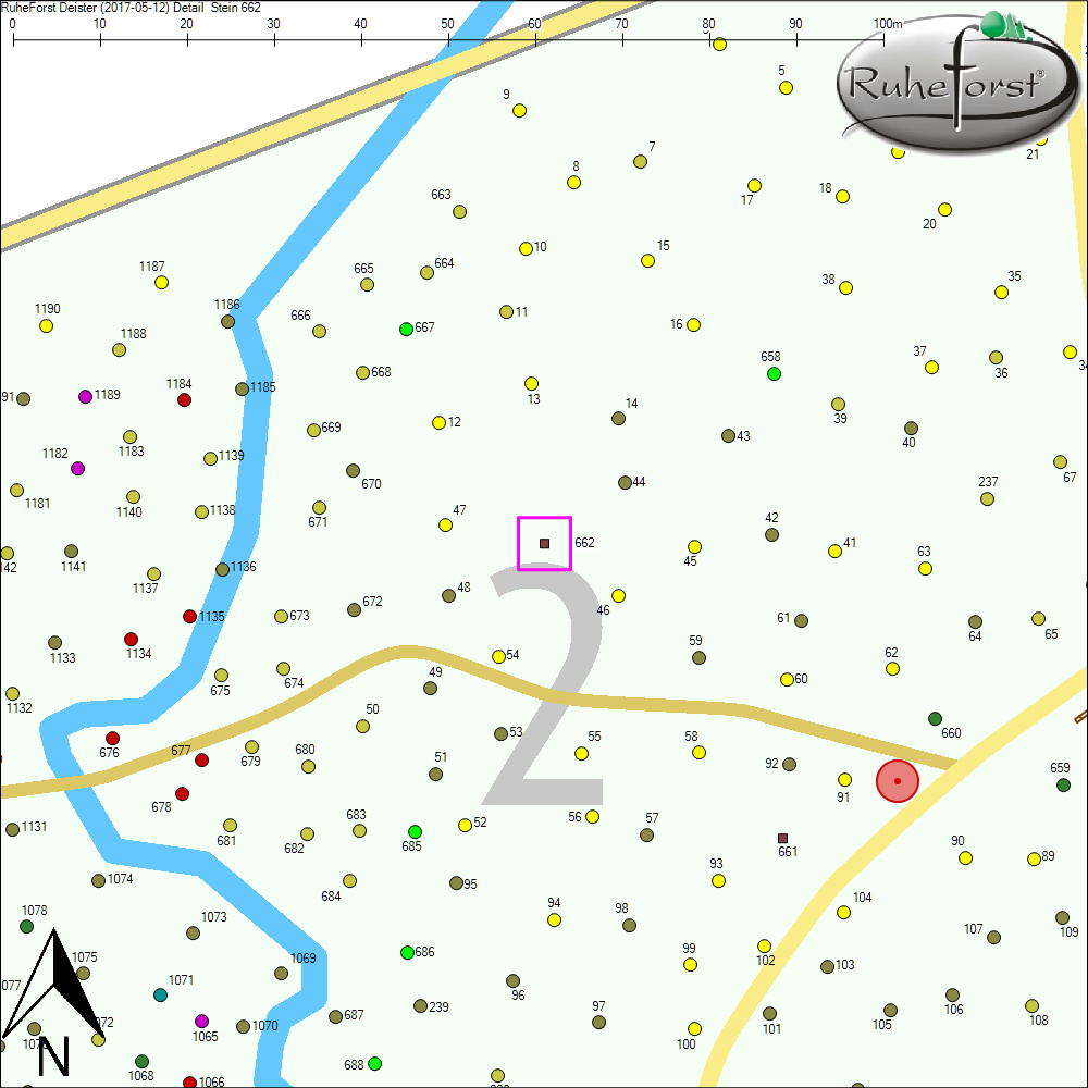 Detailkarte zu Stein 662
