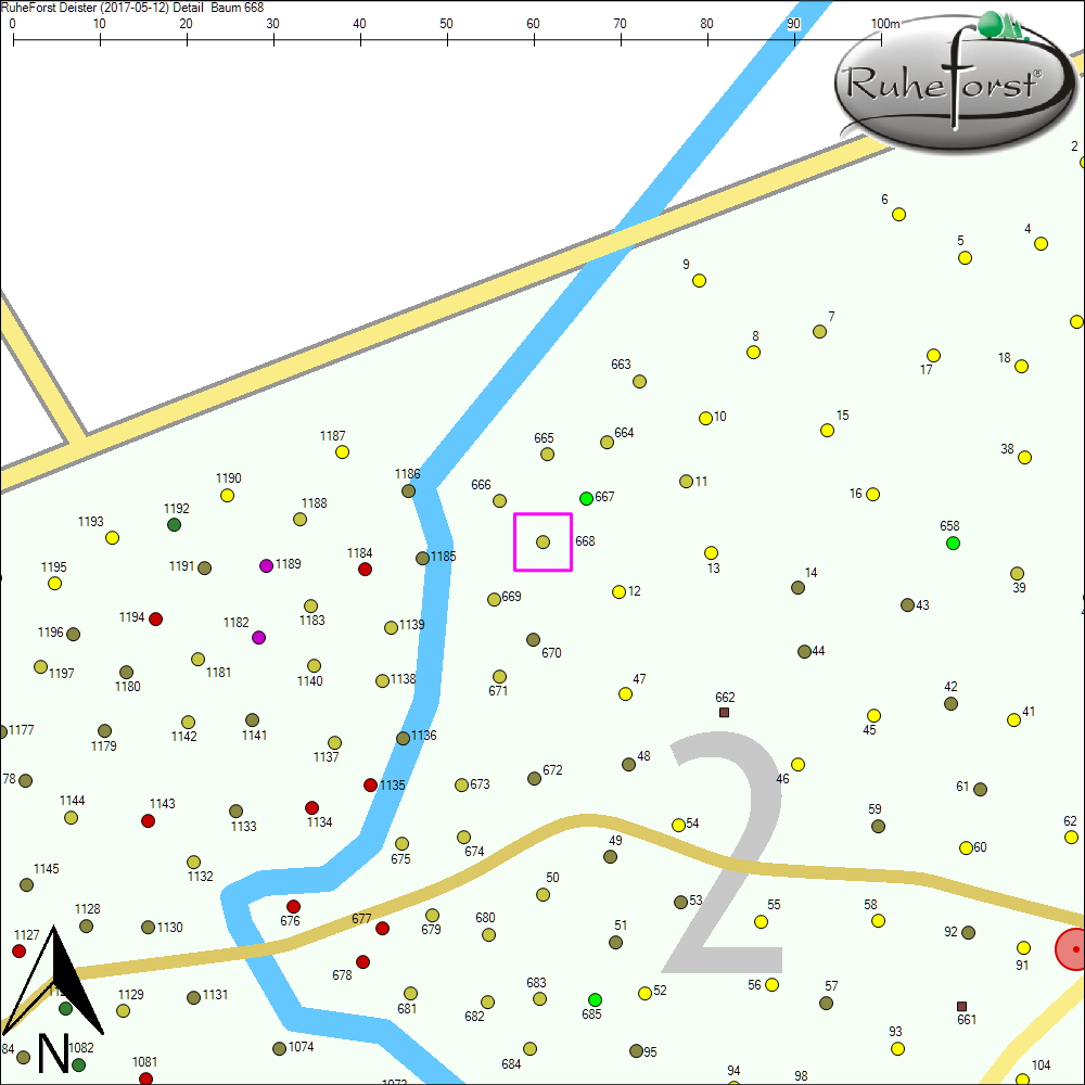 Detailkarte zu Baum 668