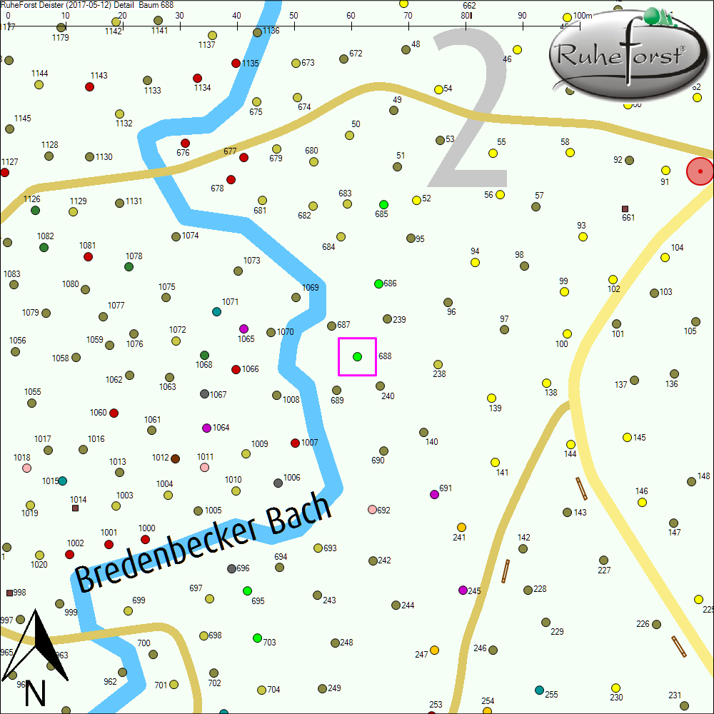 Detailkarte zu Baum 688