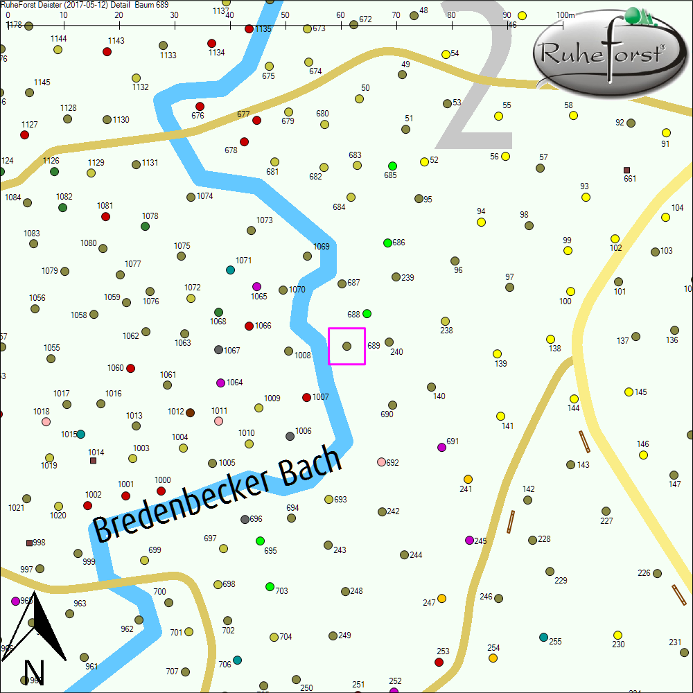 Detailkarte zu Baum 689