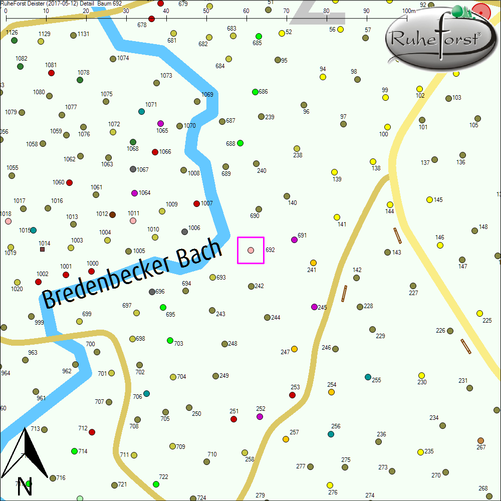 Detailkarte zu Baum 692