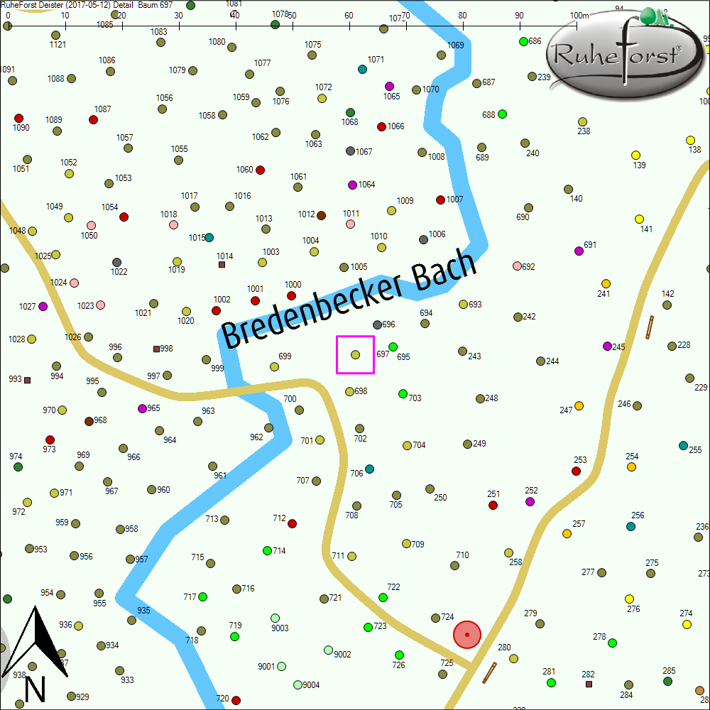 Detailkarte zu Baum 697