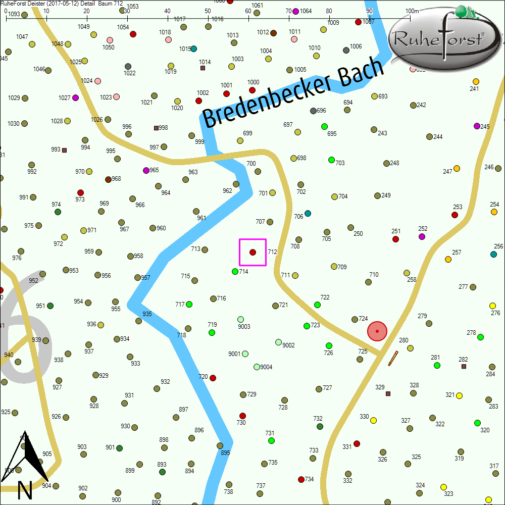 Detailkarte zu Baum 712