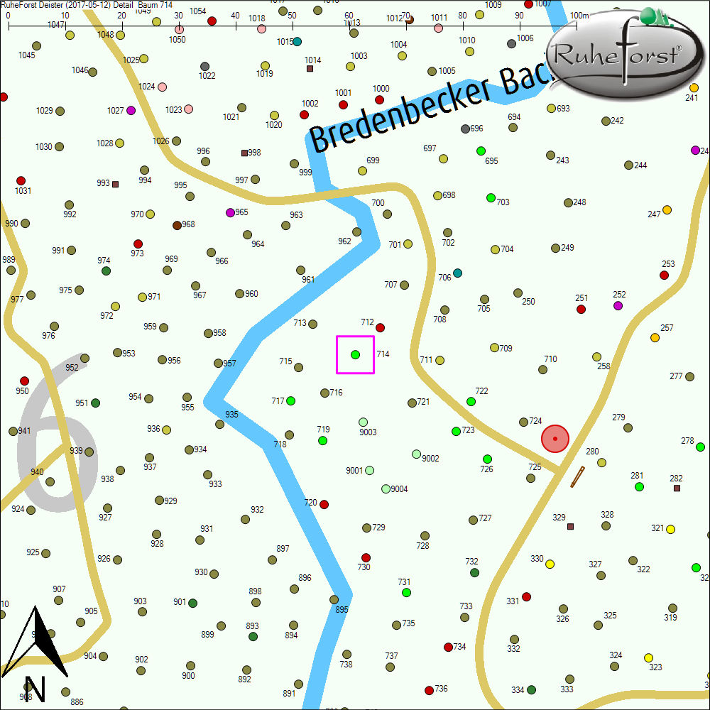 Detailkarte zu Baum 714