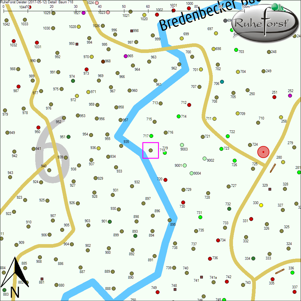 Detailkarte zu Baum 718